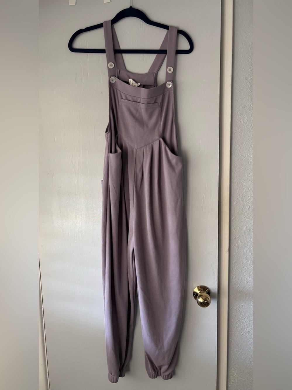 Halara Pockets Waffle Casual Jogger Overalls Size S - NWOT - Picture 5 of 13